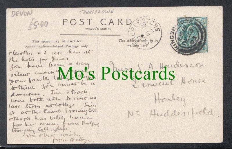 Devon Postcard - Thurlestone Village SW3316