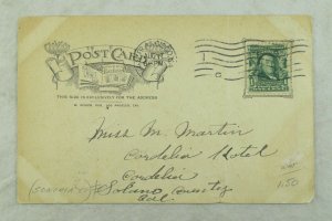 C.1906 San Francisco Earthquake Haven Hardware Co. Postcard P97