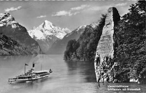 BG30172 vierwaldstattersee schillerstein bristenstock  switzerland CPSM 14x9cm