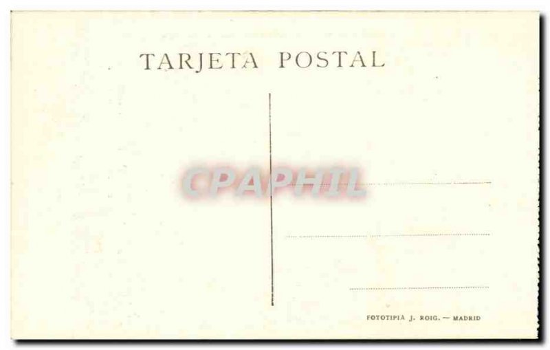 Espana Spain Espana Old Postcard Madrid Reales Caballerizas Silla de mano de ...