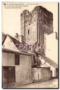 Postcard Old St Yrieix Haute Vienne La Tour Pio