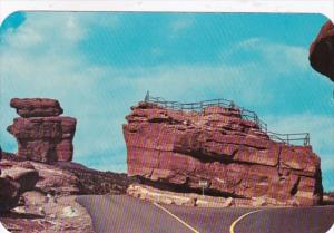 Colorado Pikes Peak Region Balanced and Steamboat Rocks In Garden Of The Gods