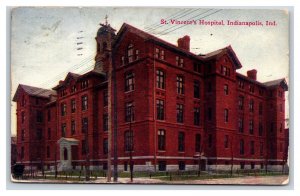 St Vincent Hospital Indianapolis Indiana IN DB Postcard Y4