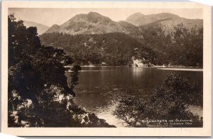 Ullswater And Glencoe Stybarrow Crag England Real Photo RPPC Postcard