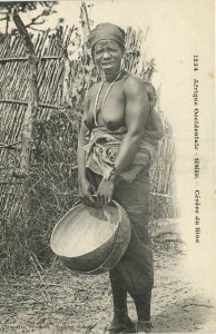 CPA AK Senegal Ethnic Nude Fortier - 1234. Cérére du Sine (71217)