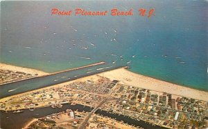 Postcard Point Pleasant Beach New Jersey Parlin Color  1950s Airview 22-11984