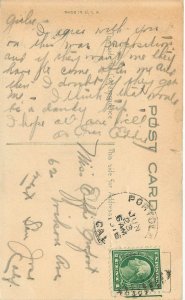 Children and Full Moon Postcard S/A Witt 852 I'd Like To Hug You Romance