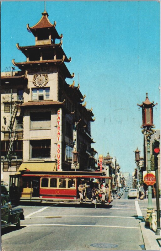 Chinatown San Francisco California Chrome Postcard C150