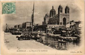 CPA MARSEILLE - La Tourette & la Cathedrale (256035)