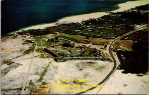 Florida Pensacola Beach Aerial View Fort Pickens