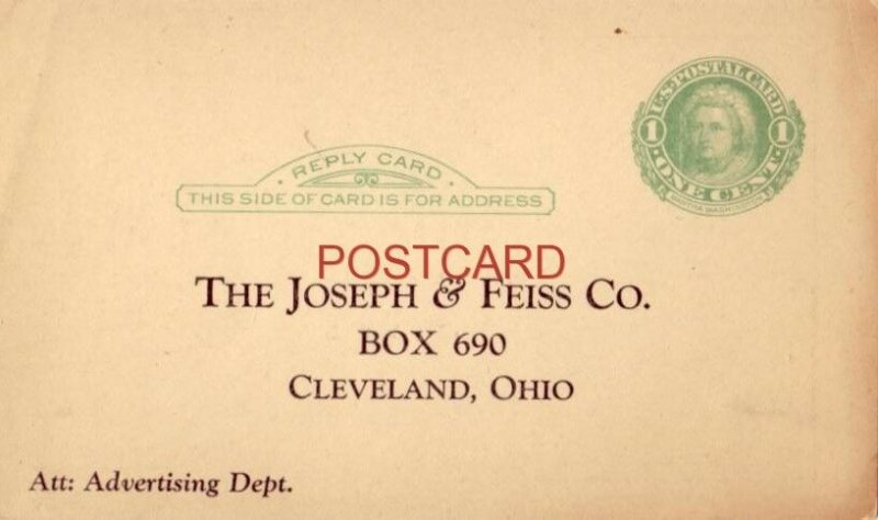 PLEASE SEND A SET OF CLOTHCRAFT WINDOW CARDS THE JOSEPH & FEISS CO, CLEVELAND, O