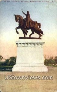 Statue of St. Louis, Forest Park in St. Louis, Missouri