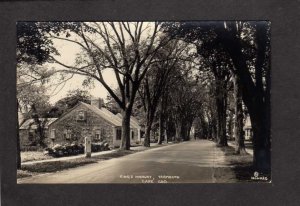 MA King's Highway Homes Yarmouth Cape Cod Massachusetts Real Photo Postc...