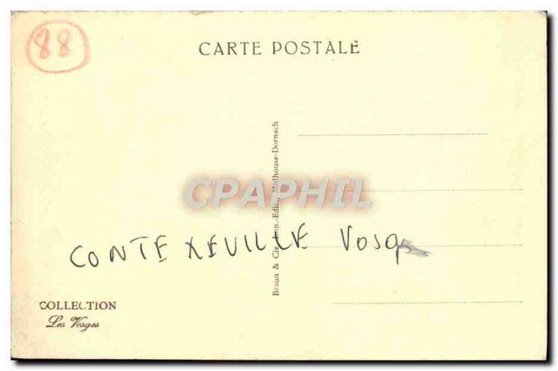 Old Postcard Contrexeville La Chapelle Russian Russia Russia