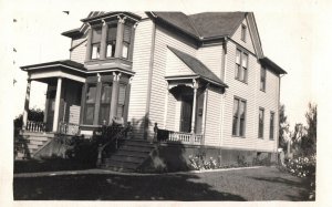 VINTAGE POSTCARD REAL PHOTO POSTCARD (RPPC) CYKO 1904-1920 HOUSE FRONTAL & SIDE