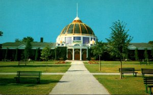 Canada Toronto Flowers Exhibit Building At The Canadian National Exhibition