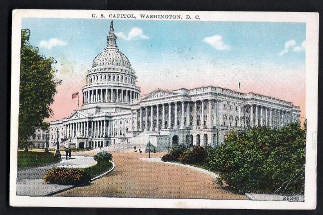 US Capital Building, Washington, DC - Used 1930