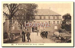 Old Postcard Mont Sainte Odile Entree The Donkey Donkey