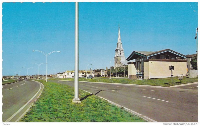 Le magnifique boulevard Lepage, Rimouski,  Quebec,  Canada, 40-60s