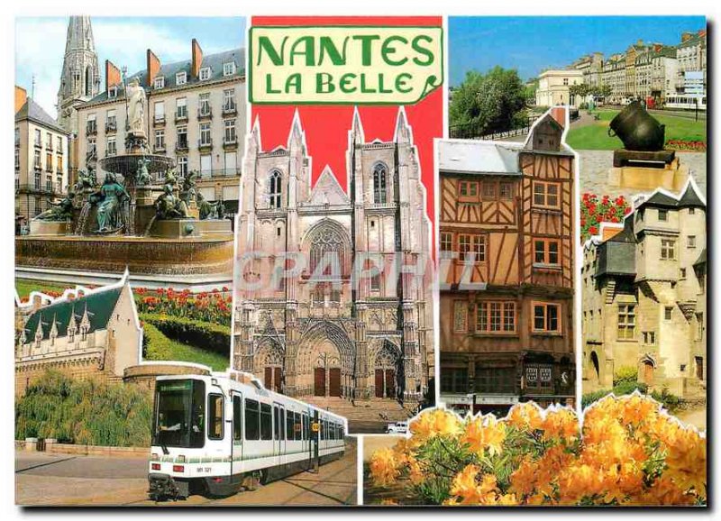 Postcard Modern NANTES Place Royale