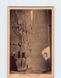 Postcard Thebes The Ramesseum Reliefs Egypt