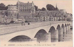 France Amboise Le Pont et le Chateau