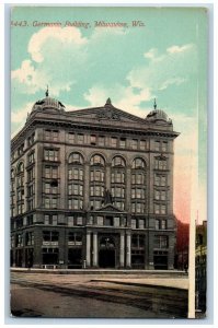 Milwaukee Wisconsin WI Postcard Germania Building Exterior c1910 Vintage Antique