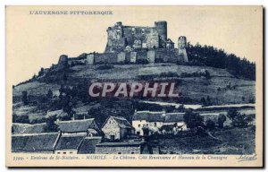 Old Postcard surroundings St Nectaire Murols Cole Renaissance castle and haml...