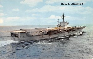 U S S America Military Battleships Ship 