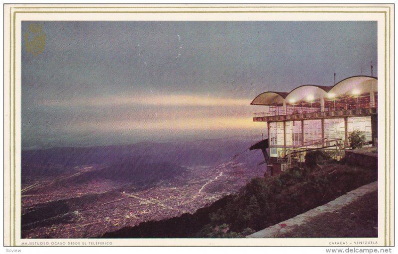 Sunset View From the Cable Car, CARACAS, Venezuela, 40-60´