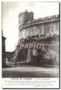 Postcard From Old Fougeres Chateau La Tour Melusine Including Victor Hugo