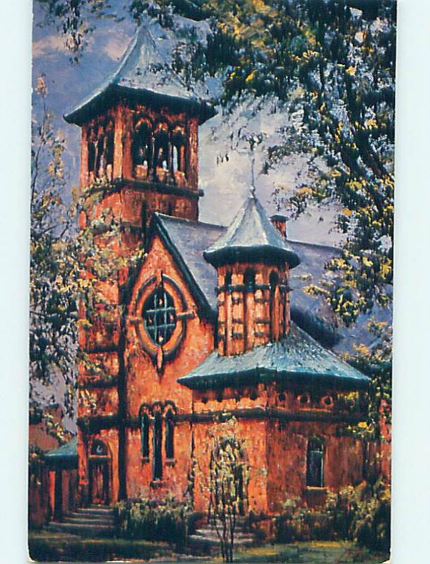 Pre-1980 CHURCH SCENE Gloversville New York NY L5526