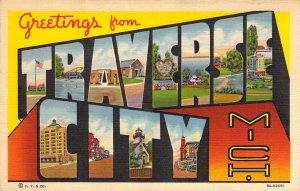 Beautiful Linen Large Letter, Traverse City,Michigan,Mi, Ct Pub,Old Postcard