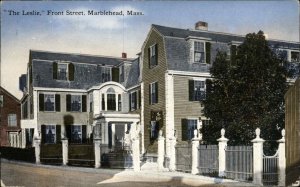 Marblehead Massachusetts MA The Leslie Front Street Vintage Postcard