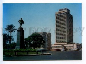 473818 Egypt Cairo Sheraton hotel advertisement lenticular 3D postcard