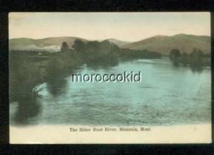 MISSOULA MT MONTANA PRE-1907 BITTER ROOT RIVER UDB HAND C...