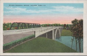 Postcard Wilson Memorial Bridge Jackson MS