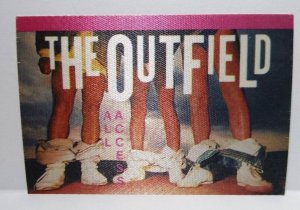 The Outfield Bangin On My Heart Tour Backstage Pass 1987 Pop Rock Vintage Cloth