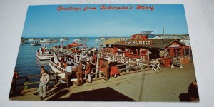 D365 Sam's Fishing Fleet Fisherman's Wharf Monterey California Postcard Dexter