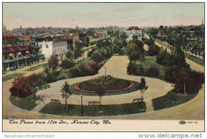 Missouri Kansas City The Paseo From 17th Street 1912