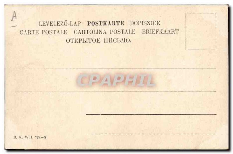 Old Postcard Fancy Month August August