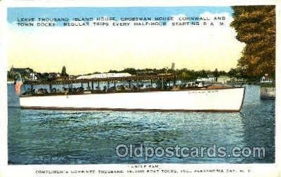 Uncle SAM, Alexandria Bay, N.Y., New York, USA Ferry Boat Unused internal cre...