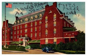 Postcard HOTEL SCENE Newport Rhode Island RI AR6404