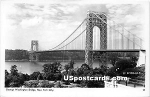 George Washington Bridge - New York City Postcards, New York NY Postcard