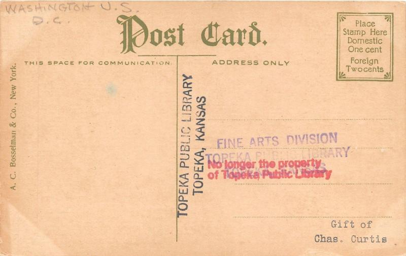 Washington D C~Rock Creek Park-Boulder Bridge~c1910 Postcard