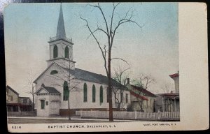 Vintage Postcard 1901-1907 Baptist Church, Greenport, Long Island, NY
