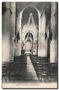 Roma - Interior of & # 39Eglise - Old Postcard