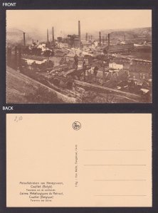 BELGIUM, Vintage postcard, Hainaut Metallurgical Plants, Couillet