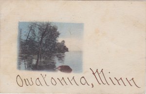 Minnesota Owatonna Lake Scene 1911