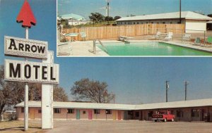 GUTHRIE, Oklahoma OK  ARROW MOTEL~R.L. Gillett  ROADSIDE  Logan County  Postcard